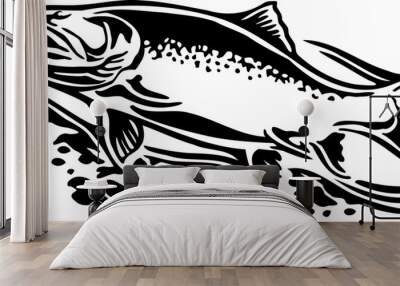 Brook trout Wall mural