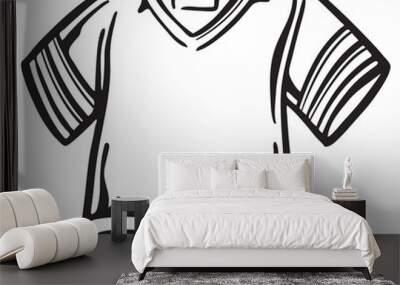 Football jersey Wall mural