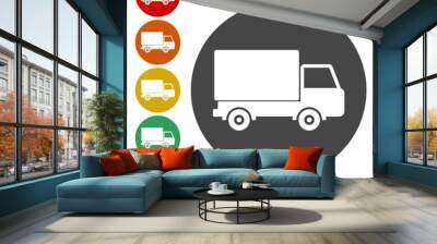 Truck icon  Wall mural