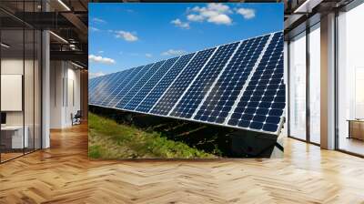 Solar technology for sustainable energy solutions and innovation, clean energy and renewable energy Wall mural