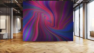 Dark Purple, Pink vector background with astronomical stars. Wall mural