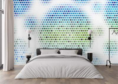 Light backdrop with dots. Wall mural