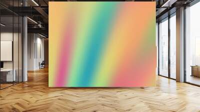 Light Green vector blurred background. Wall mural