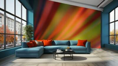 Light Orange vector blurred bright template. Wall mural