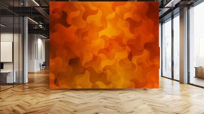 Light Red vector abstract polygonal pattern. Wall mural