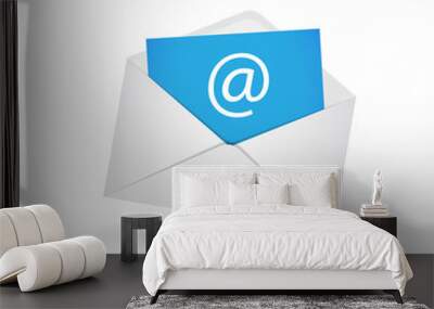 Email Envelope Illustration Wall mural