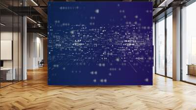 abstract hi speed internet technology background Wall mural