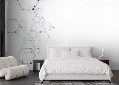 Vector science ant technology concept. Wall mural