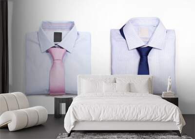 Two classic shirt. Wall mural