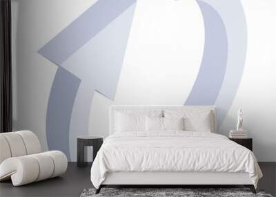 
An icon of arrows in isometric style 

 Wall mural