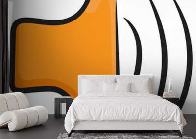 
Speaker volume icon in hand drawn design.
 Wall mural