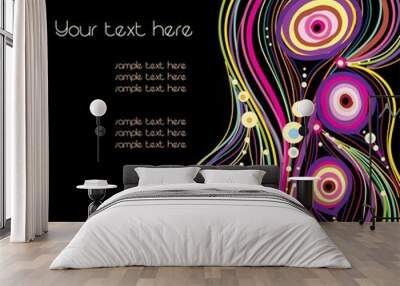 vector abstract background Wall mural