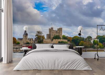 rochester castle and cathedral Wall mural