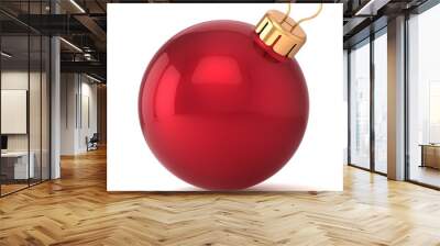 Christmas ball New Years Eve bauble decoration red ornament Wall mural