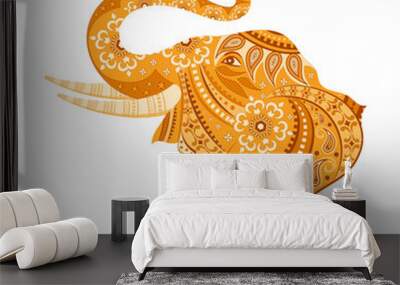 Decorated Elephant Wall mural