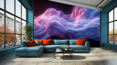 A background designed in complementary colors that blends into the background. Wall mural