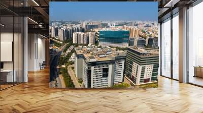 Hitec city with in Hyderabad city a top Information technology hub in India. Wall mural