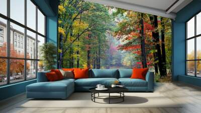 scenic trail Wall mural