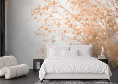 soft focus vintage flower for background. Wall mural