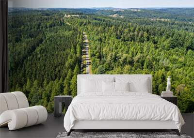 Landschaft aus der Luft 2 Wall mural