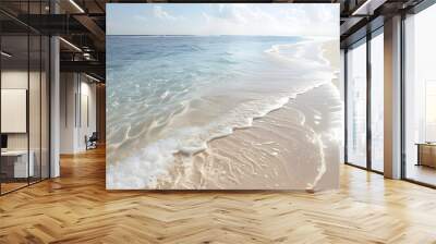 Peaceful and inviting beach scene. Wall mural