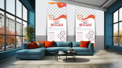 traveling rollup banner design Wall mural