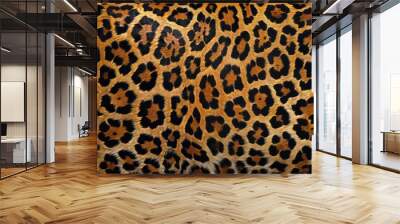 leopard print pattern texture  Wall mural