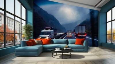 traffic in the night Wall mural