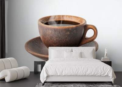 The Rustic Coffee Cup Wall mural