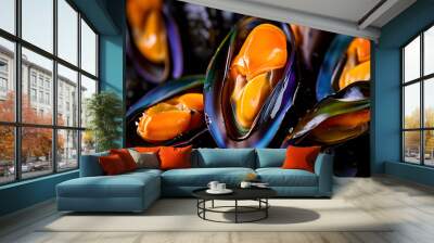 orange and yellow Wall mural