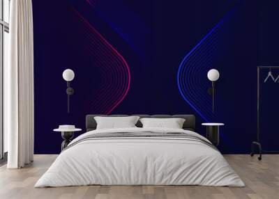 abstract backfround with lines. game background Wall mural