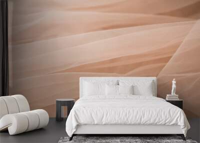 delicate soft beige fabric abstract background Wall mural