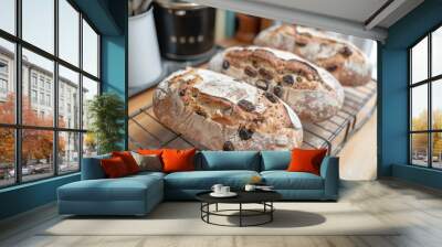 bread and milk Wall mural