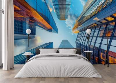 Contemporary Cityscape Architecture Wall mural