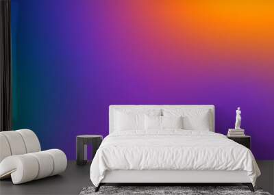 Colorful Abstract gradient background of variouus colors Wall mural