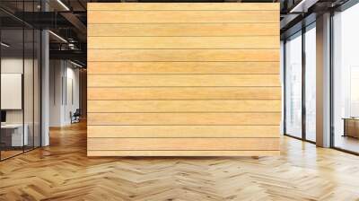 New wooden plank wall for design or background. Wall mural