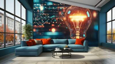 AI in energy consumption forecasting Wall mural