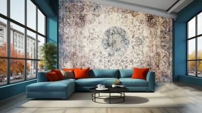 Carpet Texture, abstract ornament. Pattern, Carpet Fabric Texture. Wall mural