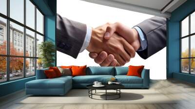 Businessmen Shaking Hands Wall mural