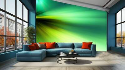 Abstract background in green colors Wall mural