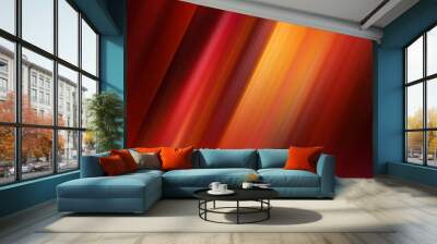 Abstract background in red, orange colors  Wall mural