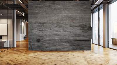 Bright grey wood texture background. The old wood texture with natural patterns for design. Overhead close up shoot. Wall mural