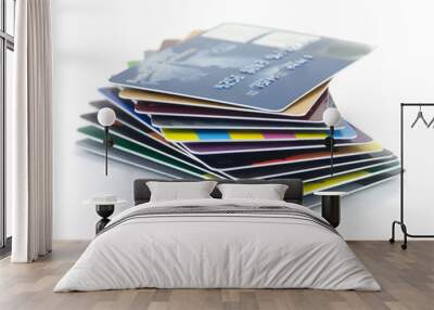 pack of credit cards Wall mural