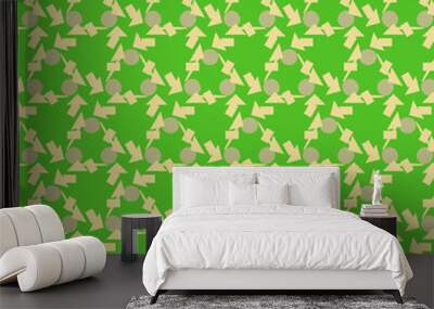 Abstract background Hexagon pattern Wall mural