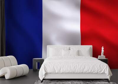 France Flag Image Full Frame Wall mural