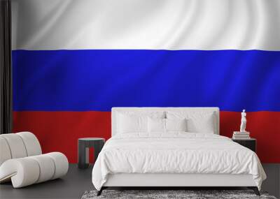 Russia flag Wall mural