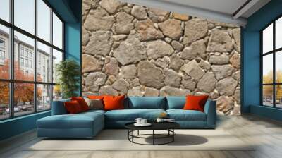 big panorama of a stones wall Wall mural