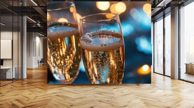 champagne toast celebration Wall mural