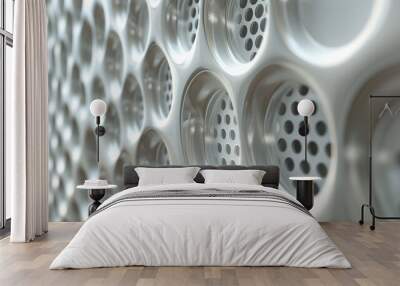 Metallic structure Pattern wall Wall mural