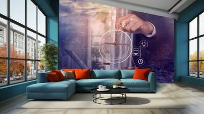 justice and law concept Wall mural